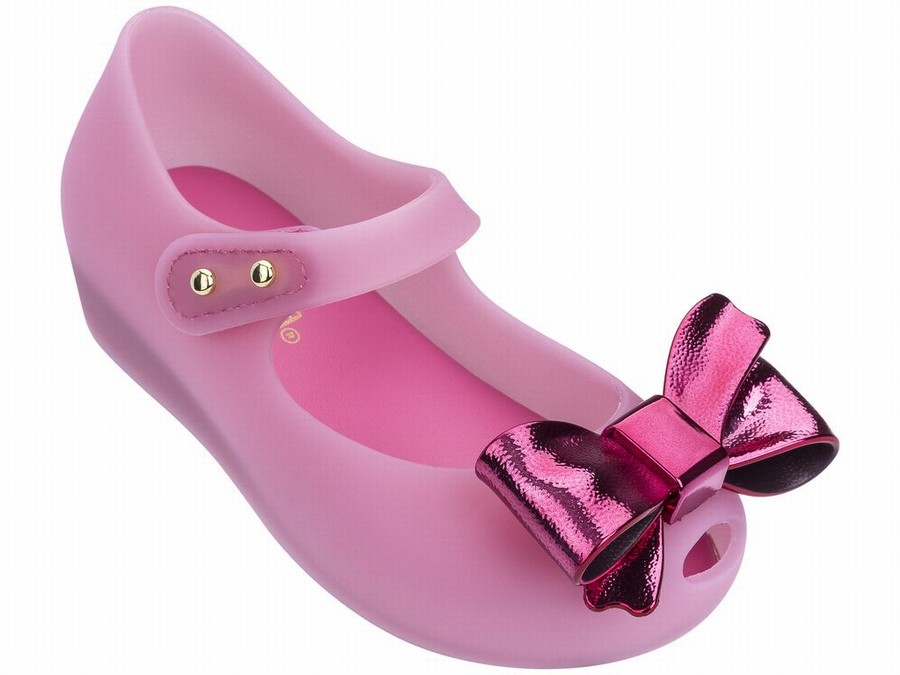 Bailarinas Mini Melissa Ultragirl Dream Bow Bebe - Rosas - Argentina IMK-236490